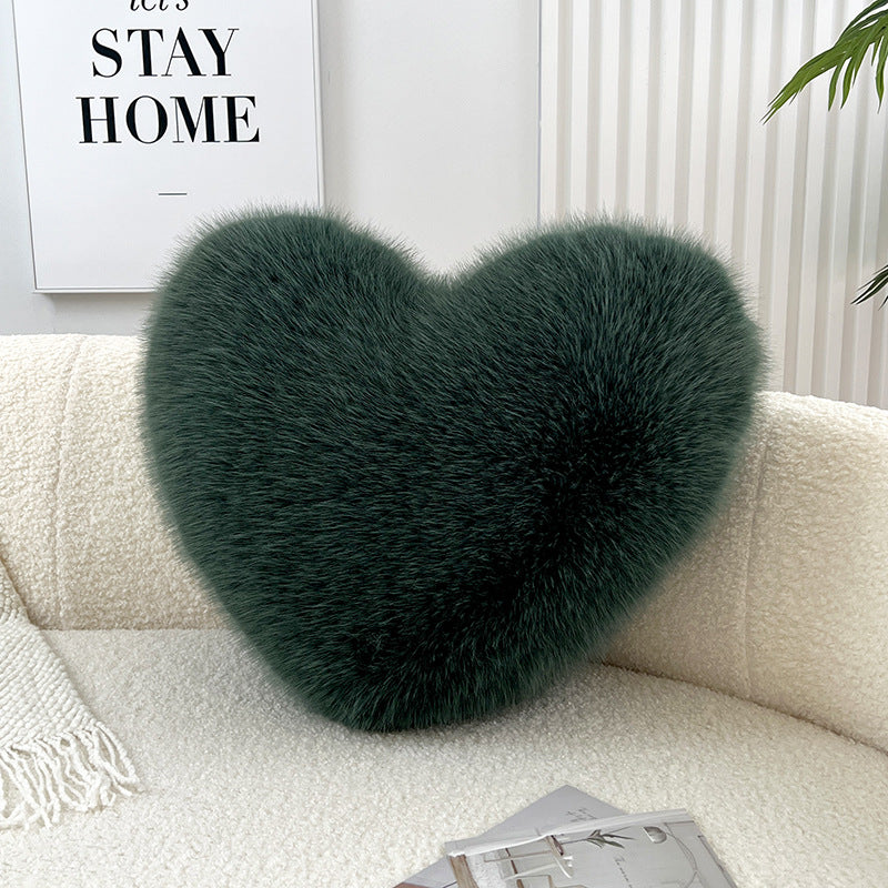 Fox Fur Love Plush Pillow