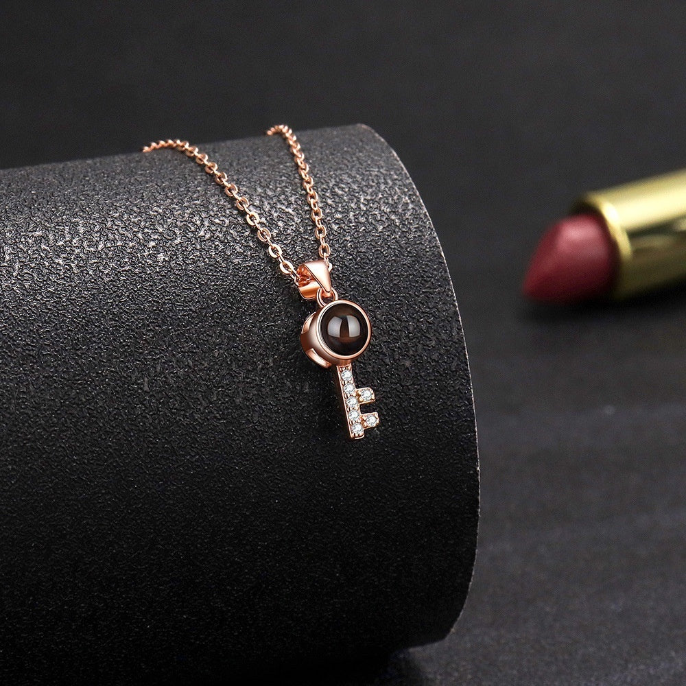 Remi Amori Silver Key Pendant