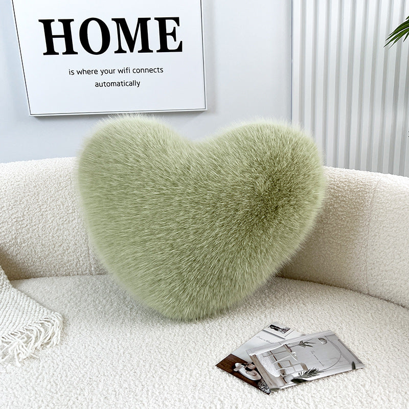 Fox Fur Love Plush Pillow